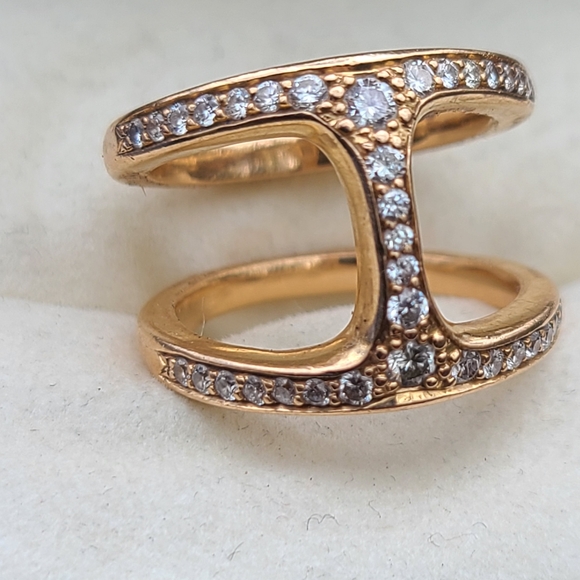 Hoorsenbuhs Dame Phantom Ring 18K yellow gold - Picture 4 of 7